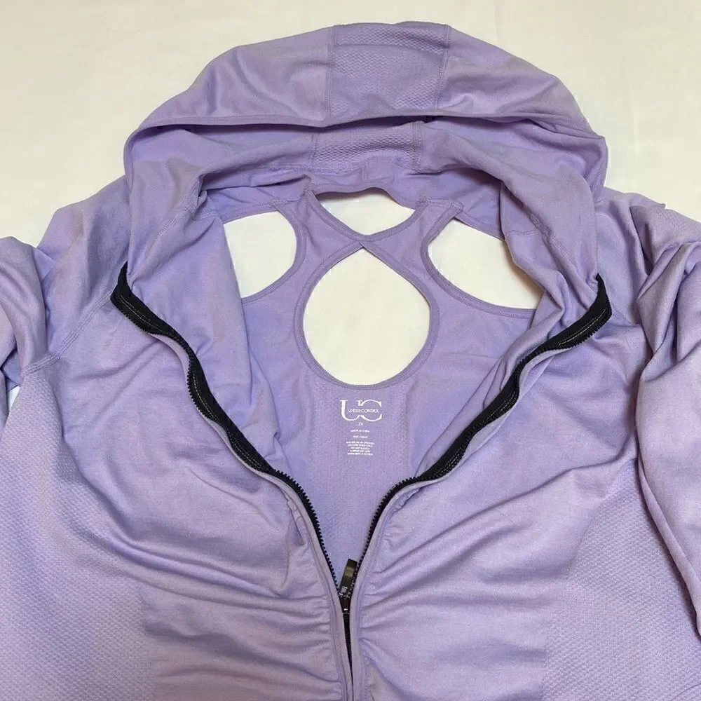 Under Control Active Zip-Front Hooded Jacket - Picture 4 of 11